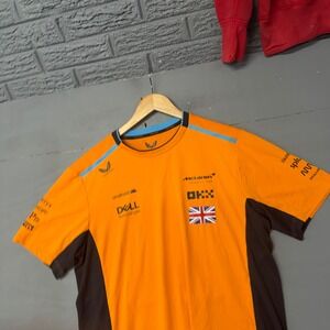 Castore McLaren F1 Lando Norris 4 Team T-Shirt Orange Mens Large